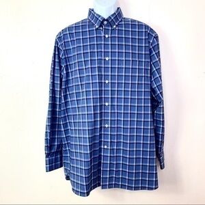 Daniel Cremiux Men’s Shirt Blue buttons Down L